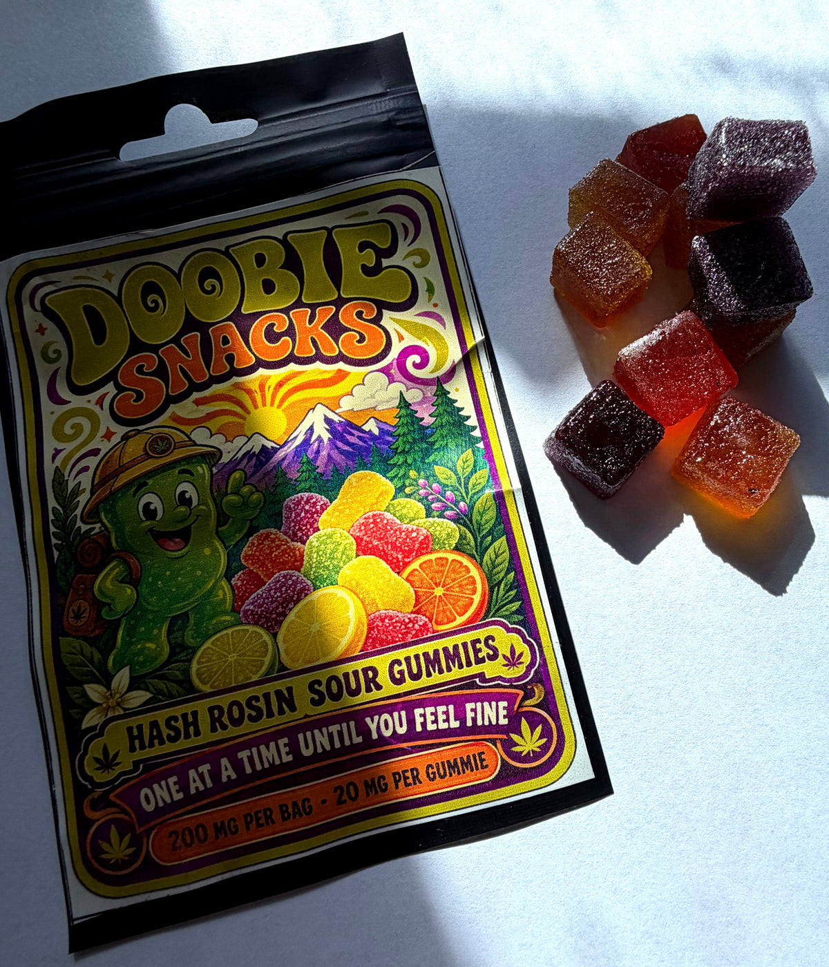 Doobie Snacks Hash Rosin Gummies