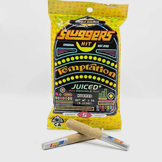 Sluggers 5 Pack Infused Pre Rolls