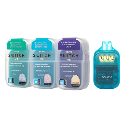 Boutiq Switch V5 (3 Flavors) 2g Disposable Vape