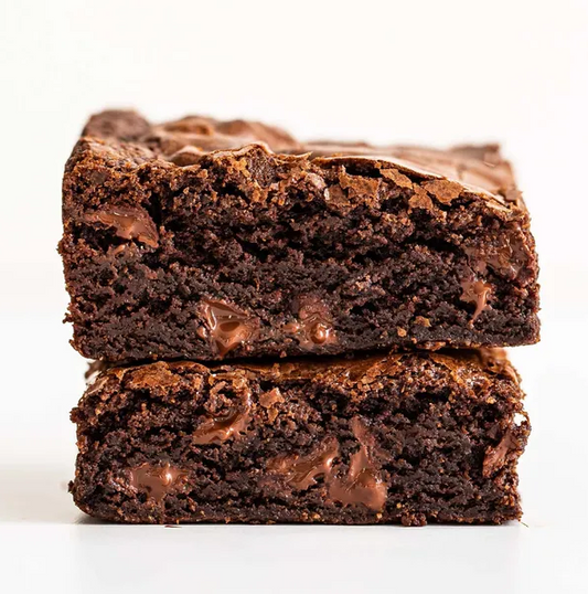 Rich dark chocolate THC-infused brownie 100mg