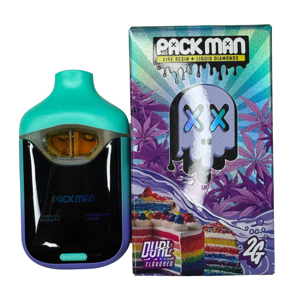 packman vape flavors Packman 2g Dual Flavor Disposable – Mountain Cannabis Club