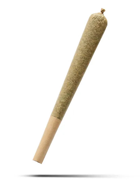 Classic king-sized pre-rolled joint with premium cannabis in Raw Branded Papers.