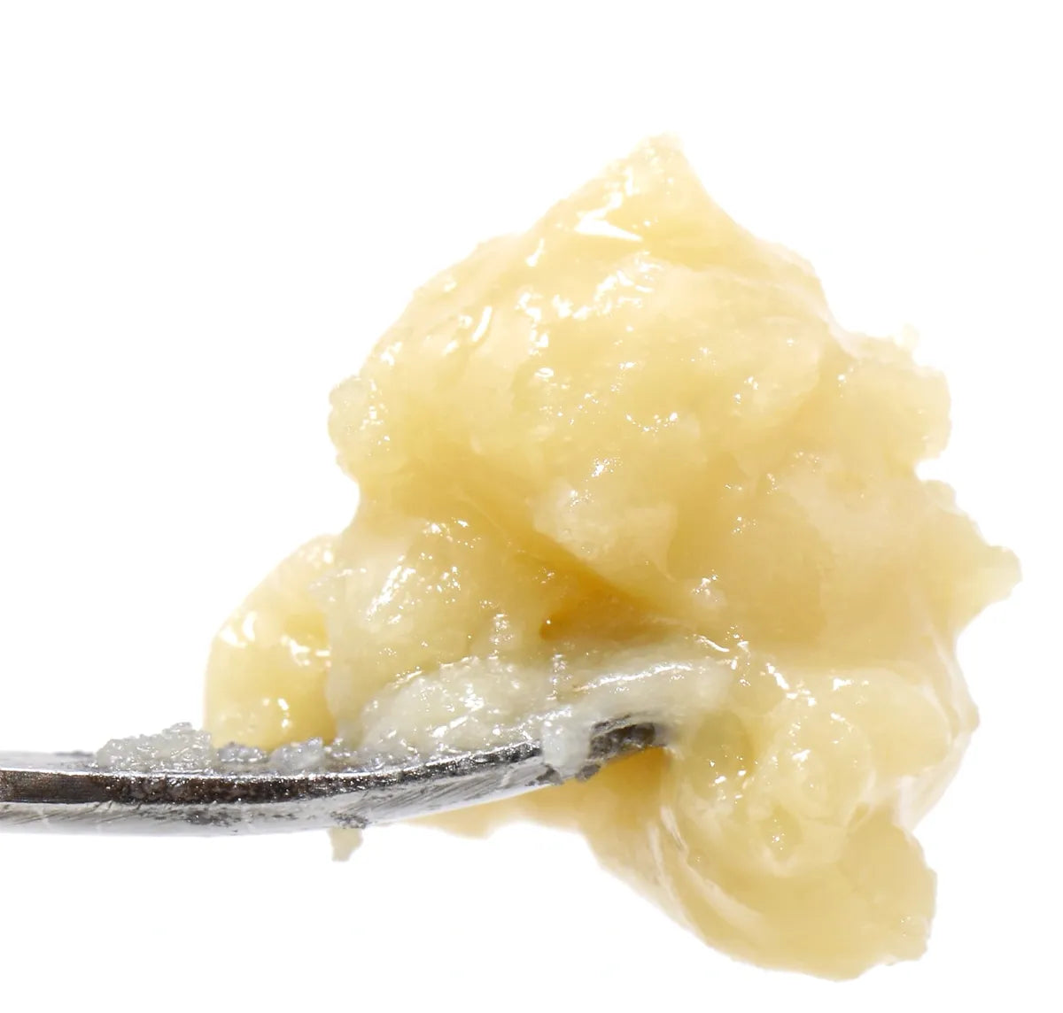 Solventless THC concentrate with badder-like consistency