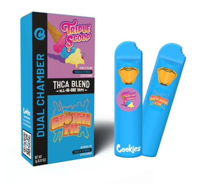 Cookies 2G Dual Chamber Live Resin Disposable Vape