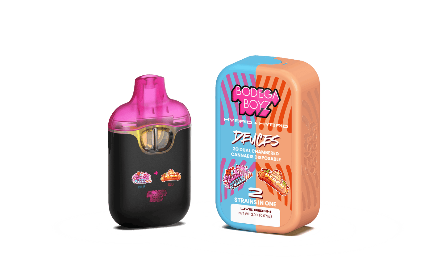 Bodega Boyz Deuces 2G Dual Chamber Disposable