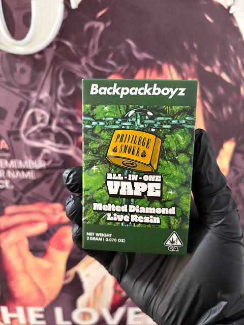 Backpackboyz AIO Vape Melted Diamond Live Resin